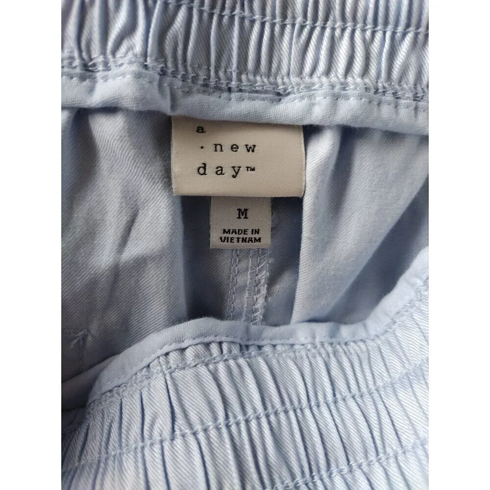 A NEW DAY, Lyocel and cotton pants for women, blue. Size M, NWT._3